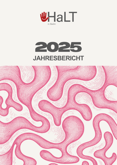 Titelseite: Jahresbericht 2025 – Unsere Projektarbeit, Zahlen und Entwicklungen im Jahr 2025.